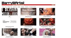 Desktop Screenshot of barrybartist.com